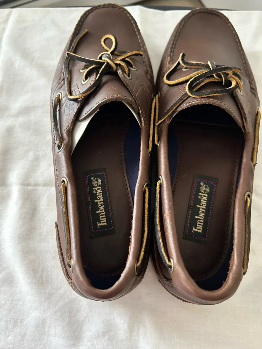 Timberland Leather 2- Eye Boat shoes/12 M/NWOT
